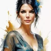 Stunning Sandra Bullock Diamond Painting