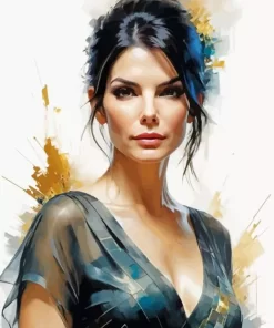 Stunning Sandra Bullock Diamond Painting