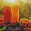 Summer Season Juices Diamond Painting