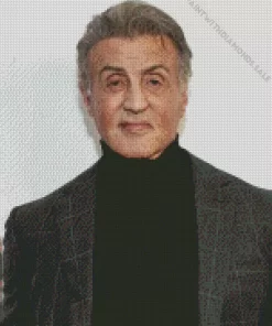 Sylvester Stallone Actor Diamond Painting