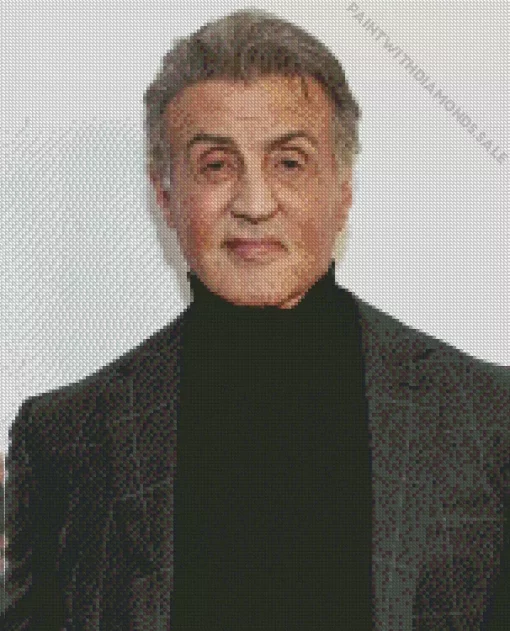 Sylvester Stallone Actor Diamond Painting