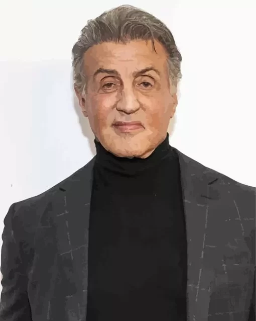 Sylvester Stallone Actor Diamond Painting