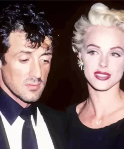 Sylvester Stallone And Marlyin Monroe Diamond Painting