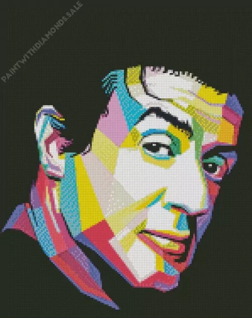 Sylvester Stallone Pop Art Diamond Painting