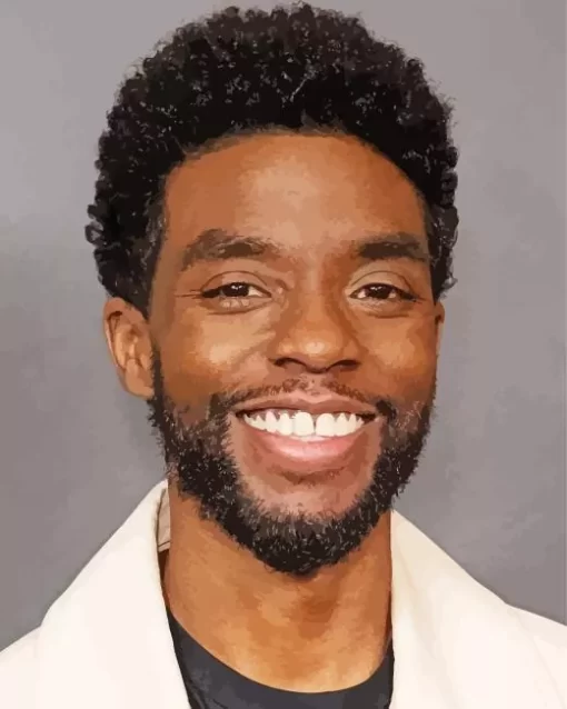 The Actor Chadwick Boseman Diamond Painting