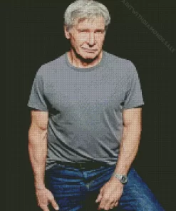 The Actor Harrison Ford Diamond Painting