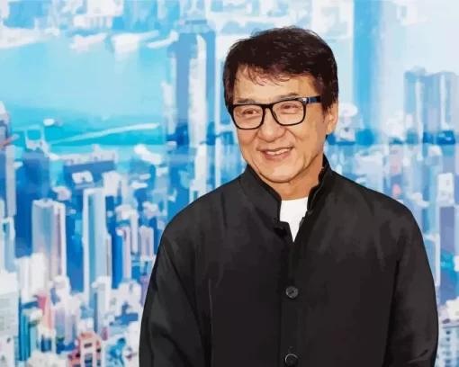 The Actor Jackie Chan Diamond Painting