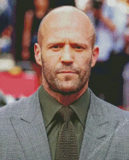 The Actor Jason Statham Diamond Painting