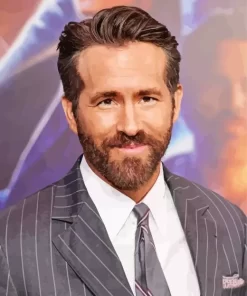 The Actor Ryan Reynolds Diamond Painting