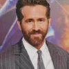 The Actor Ryan Reynolds Diamond Painting