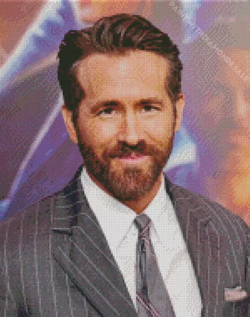 The Actor Ryan Reynolds Diamond Painting