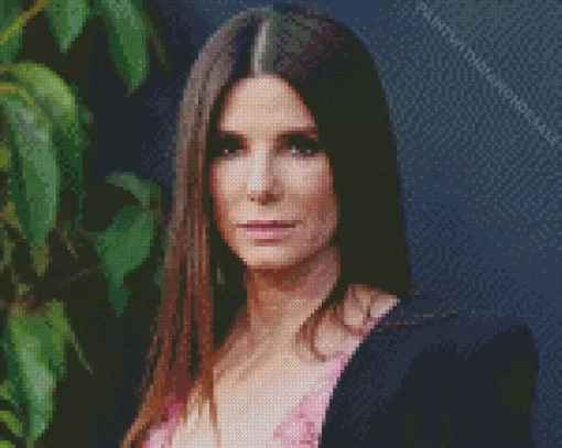 The Actress Sandra Bullock Diamond Painting