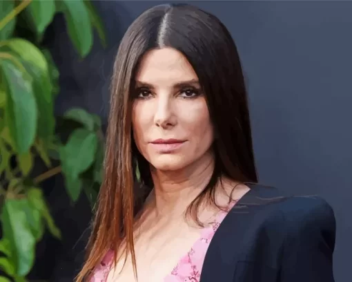 The Actress Sandra Bullock Diamond Painting