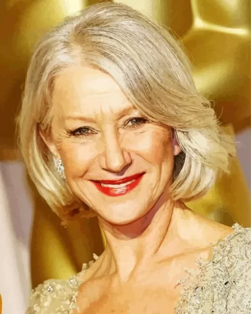 The Charming Helen Mirren Diamond Painting