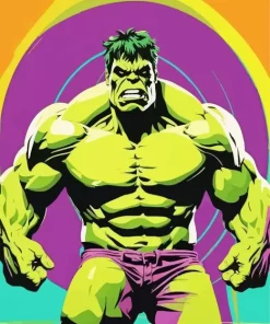 The Incredible Hulk Pop Art Diamond Painting