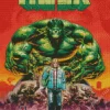 The Incredible Hulk Poster Art Diamond Painting