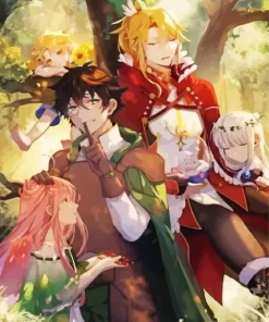 the rising of the shield hero manga serie Diamond With Numbers