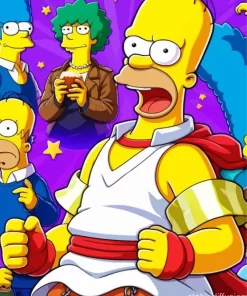 The Simpsons Art Diamond Painting