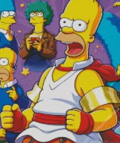 The Simpsons Art Diamond Painting