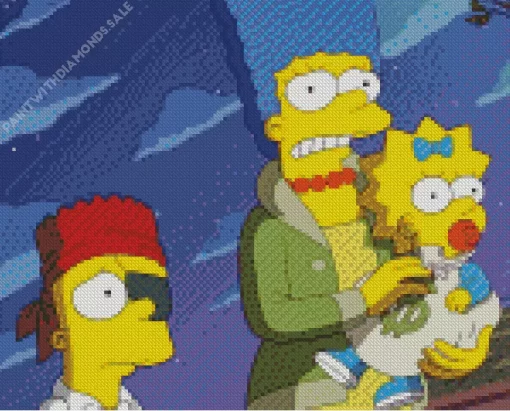 The Simpsons Halloween Diamond Painting