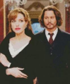 The Tourist Angelina Jolie And Jhonny Depp Diamond Painting