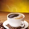 White Coffee Cup And Coffee Beans Diamond Painting