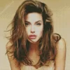 Young Angelina Jolie Diamond Painting