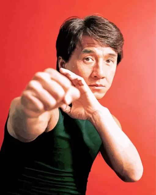 Young Jackie Chan Diamond Painting