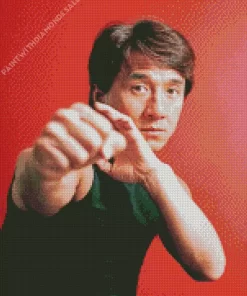 Young Jackie Chan Diamond Painting