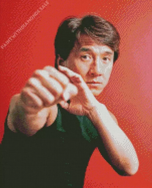 Young Jackie Chan Diamond Painting