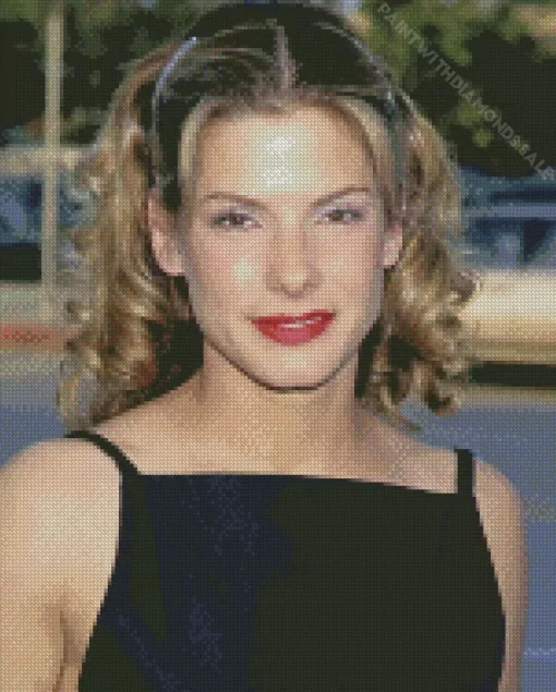 Young Sandra Bullock Diamond Painting