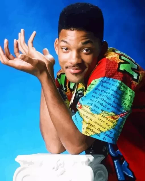 Young Will Smith Diamond Painting