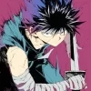 yu yu hakusho hiei anime character Diamond With Numbers