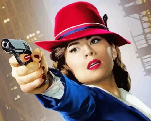 Agent Carter Character Diamond Painting