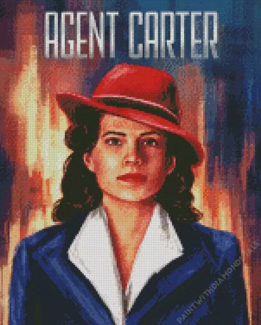 Agent Carter Serie Poster Diamond Painting