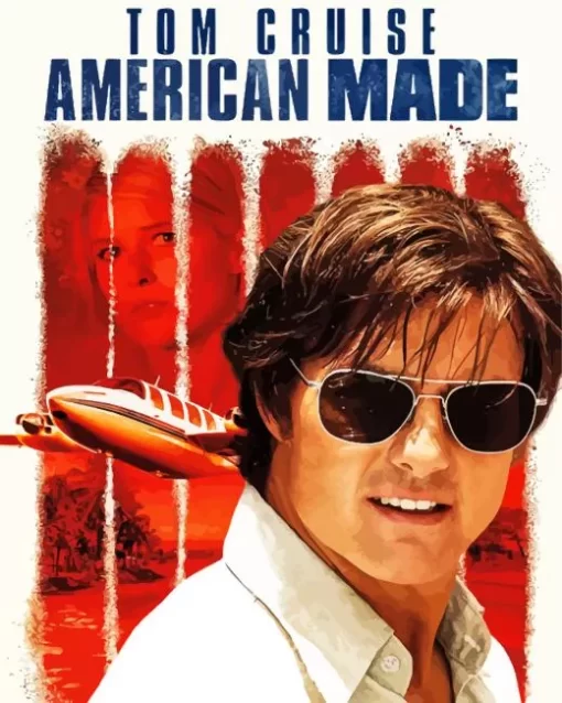 American Made Tom Cruise Diamond Painting