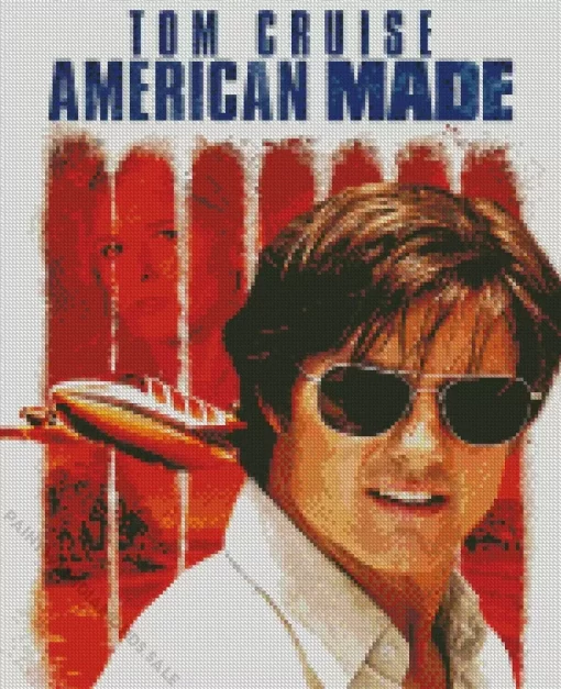 American Made Tom Cruise Diamond Painting