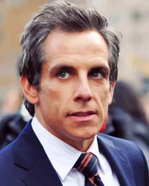 American Actor Ben Stiller Diamond Painting