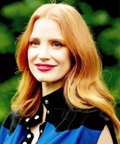 American Actress Jessica Chastain Diamond Painting