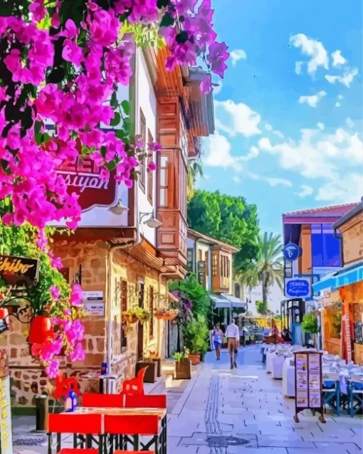 Antalya City Alanya Diamond Painting