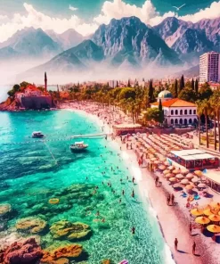 Antalya Beach Diamond Painting