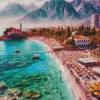 Antalya Beach Diamond Painting