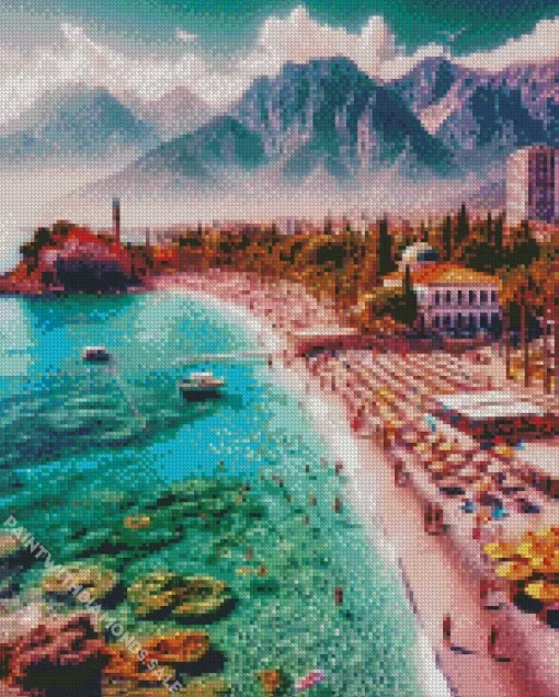 Antalya Beach Diamond Painting