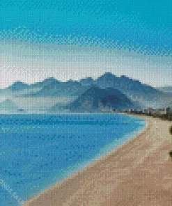 Antalya Calm Beach Diamond Painting