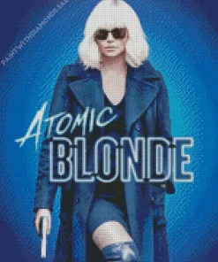 Atomic Blonde Charlize Theron Poster Diamond Painting