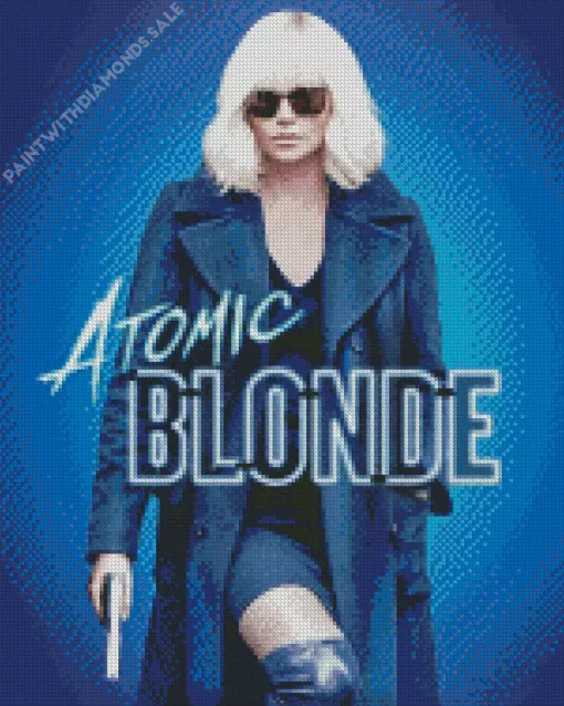 Atomic Blonde Charlize Theron Poster Diamond Painting