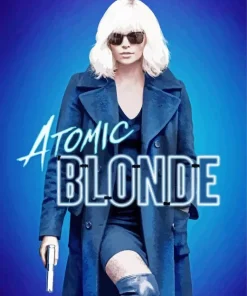 Atomic Blonde Charlize Theron Poster Diamond Painting