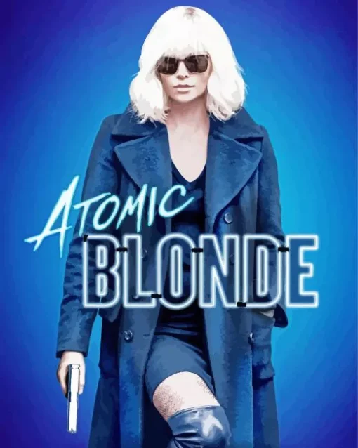 Atomic Blonde Charlize Theron Poster Diamond Painting