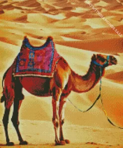 Bactrian Camel With Two Humps Diamond Painting