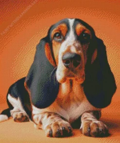 Basset Bleu De Gascogne Dog Diamond Painting